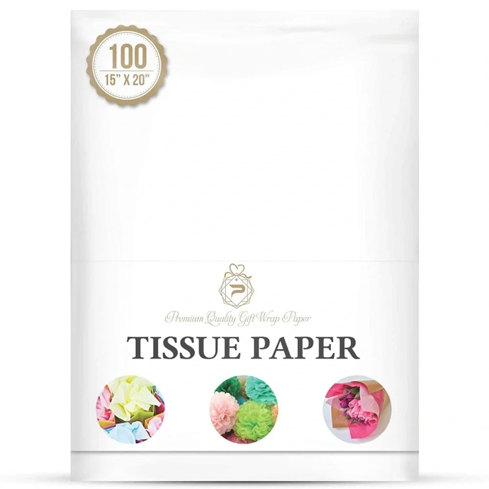 100 15x20” White Tissue Paper PRICE IS FIRM - Picture 1 of 3